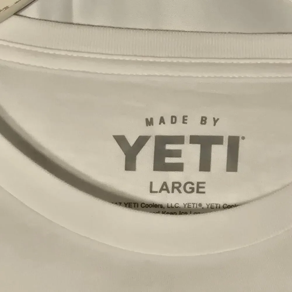 Yeti Women's White T-shirt (L-#47) - Picture 3 of 3